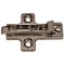 Salice Concealed Hinge, Clip Wing Mounting Plate, Quick Fixing System, Aluminum Frame, 2mm Height, Nickel-Plated