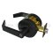 Accentra Door Handle 4600LN, Black Suede Powder Coat Finish