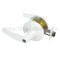 Accentra Door Handle 5400LN, Monroe Lever, White Suede Powder Coat Finish