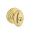 Yale Expressions Maguire Rosette with Auburn Knob, Polished Brass (US3) Finished