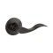 Yale Expressions Owen Rosette with Brunswick Lever, Double Dummy, Satin Brass (US4) Finished