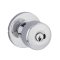 Yale Expressions Owen Rosette with Dylan Knob, Schlage "C" Type, Polished Chrome (US26) Finished