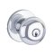 Yale Expressions Owen Rosette with Walker Knob, Schlage "C" Type,  Polished Chrome (US26) Fiished