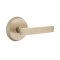 Emtek Yuma Sandcast Bronze Leverset, #2 Rosette in Tumbled White Bronze (TWB) Finish