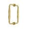 FHC Baroque Style Pull Handle Back-To-Back Shower Door Handles, Satin Brass (US4) Finished