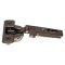 Salice Concealed Hinge, 100 Series, 105° Opening Angle, Dowel, Full Overlay, Silentia+, Titanium Finish