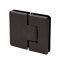 FHC Carolina Beveled 5 Degree Positive Close Glass To Glass Hinge for Shower Doors - 180 Degree, Oil Rubbed Bronze (US10B) Finished