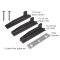 Hafele Automatic Door Bottom Planet SN, Retractable Door Seal, for Sliding Doors