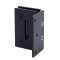 FHC Glendale Series Wall Mount Hinge for Shower Doors - Offset Back Plate- Rear, Matte Black (BLK) Finished