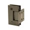 FHC Glendale Series Wall Mount Hinge for Shower Doors- Rear, Satin Bronze (US10) Finished