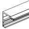 Hafele Slido D-Line12 Upper Running Track, Wall Mounted, Pre-drilled