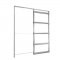 Eclisse Single Sliding Pocket Door hardware kit