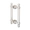 FHC Noble Series 6" Back-To-Back Shower Door Handles, Polished Nickel (US14) Finished
