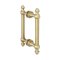 FHC Noble Series 6" Back-To-Back Shower Door Handles, Satin Brass (US4) Finished