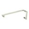 FHC 6" X 18" Modern Square Profile Pull / Towel Bar Combo, Polished Nickel (US14) Finished