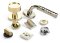 Emtek #8683 Disc, Double Rosette with Indicator, Thumbturn Privacy Bolt, Sample