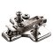 Salice Concealed Hinge, Clip Mounting Plate, Quick Fixing System, 11mm Euro Screw Pre-installed, 0mm Height
