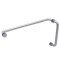 FHC 8" Pull 18" Towel Bar Combo With Metal Washers, Satin Nickel (US15) Finished