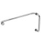 FHC 8" Pull 18" Towel Bar Combo With Metal Washers, Polished Chrome (US26) Finished