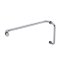 FHC 8" Pull 22" Towel Bar Combo With Metal Washers, Polished Chrome (US26) Finished