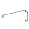 FHC 8" Pull 24" Towel Bar Combo With Metal Washers, Polished Chrome (US26) Finished