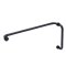 FHC 8" Pull 24" Towel Bar Combo With Metal Washers, Matte Black (BLK) Finished