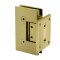 FHC Venice Adjustable Square Wall Mount Hinge for Shower Doors- Rear, Satin Brass (US4) Finished