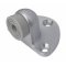 Rockwood 481 Heavy Duty Cast Brass Floor Mounted Door Stop, 1-5/8" Height, Satin Chrome Finish - QuickShip