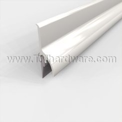 Pemko #3452 Door Bottom, 1.25" Aluminum Rain Drip Casing with .5" Rubber Fin Seal