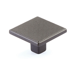Quadrato Square Cabinet Knob - Gun Metal