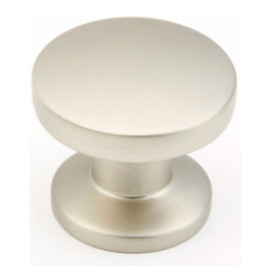 Northport Round Cabinet Knob - Satin Nickel