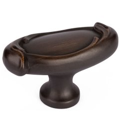 French Farm Oval Knob - Ancient Bronze