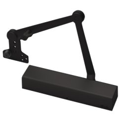 Yale 2721T Door Closer, Heavy-Duty Hold Open Parallel Arm with Thumbturn and Removable Stop, Dark Bronze Painted (US20)
