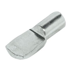 Hafele Shelf Support, For 13/64" (5 Mm) Diameter Hole, Steel, Nickel Plated