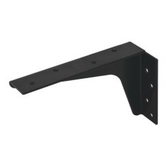 Hafele Work Surface Brackets, Rigid, 18" X 18" (457.2mm X 457.2mm), Steel, Black