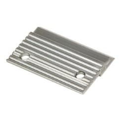 Hafele Z-Clips, 72" Width, 3/8" Lift-Off, Aluminum, Mill Finish, No Holes