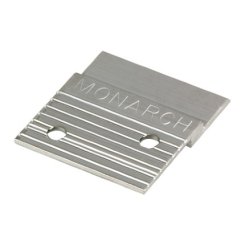 Hafele Z-Clips, 72" Width, 5/8" Lift-Off, Aluminum, Mill Finish, Without Holes