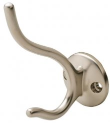 Hafele Hat & Coat Round Hook, 1-1/2" x 3" x 3-5/8"
