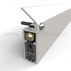 Zero #321, Automatic Door Bottom, Surface Mounted Aluminum with Neoprene Seal, .5" Drop