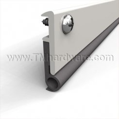 Zero #326A Meeting Stile, Aluminum or Bronze with Neoprene Bulb and Finger Seal