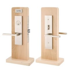 Emtek 3545 Mormont Knob by Knob, Lever by Lever Mortise Entry Set