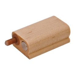 Hafele Soft-Close Door Stop, for Single Doors made from Maple wood, Clear Coat Finish
