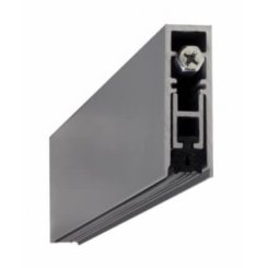 Pemko #4131 Automatic Door Bottom, Aluminum with Choice of Seals, Narrow Casing, .75" Drop, PemkoPrene® Rubber Seal, Clear Anodized Aluminum Finish