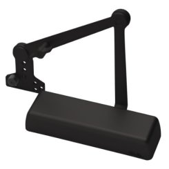 Accentra 5821T Door Closer, Heavy-Duty Hold Open Parallel Arm with Thumbturn and Removable Stop - QUICKSHIP, Dark Bronze Painted (US20) Finish