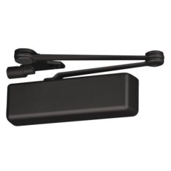 Accentra 5831T Door Closer, Heavy-Duty Hold Open Parallel Arm with Thumbturn and Removable Stop, Dark Bronze Painted (US20) Finish