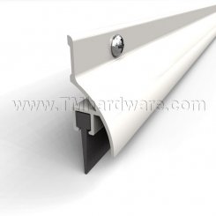 Zero #8197 Door Bottom, Aluminum Rain Drip Casing with .8" Neoprene Lip