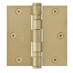 Emtek 3.5 Ball Bearing Hinge in Satin Brass