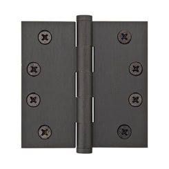Emtek 96114 Solid Brass 4" x 4" Hinge with Square Corner