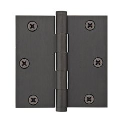 Emtek 96213 Solid Brass Hinge, 3.5" x 3.5", Oil Rubbed Bronze US10B