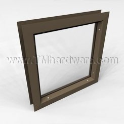 Activar Vision Lite Kit PAK, For 1-3/4" Doors, Complete with 1/4" WireShield / Tempered Glass